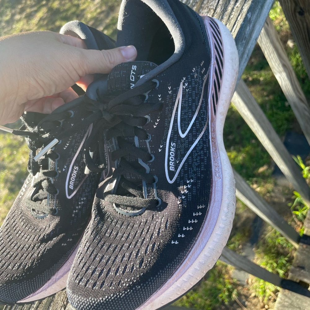 Brooks Glycerin GT 19 Black & Rose Gold Sz. 9.5